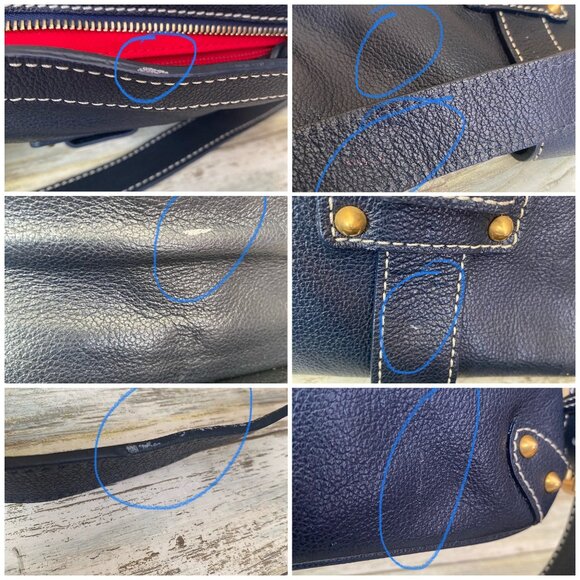 Vintage Dooney & Bourke Purse Lot – 1990s Pouch & 2000s Shoulder/Wristlet - Picture 6 of 16